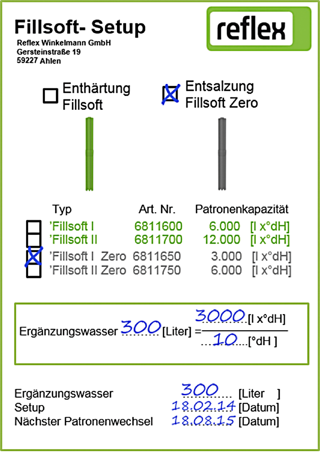 Reflex Basisarmatur Fillsoft Gehäuse FG I – 9125660